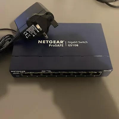 NETGEAR GS108v4 8-Port Switch • £9.99