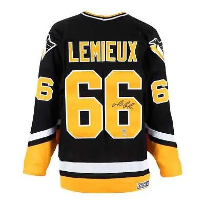 Mario Lemieux Autographed Pittsburgh Penguins Vintage CCM Jersey • $2560.62