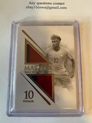 $225 • Buy 2018 Futera Unique Masters Game Worn Neymar 02/10 Barcelona