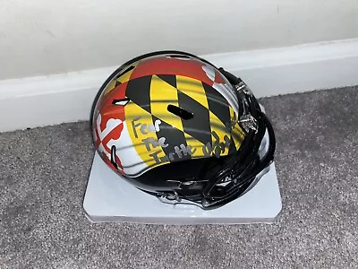 Chad Ryland Signed Maryland Terps Football Mini Helmet Coa New England Patriots • $106.94