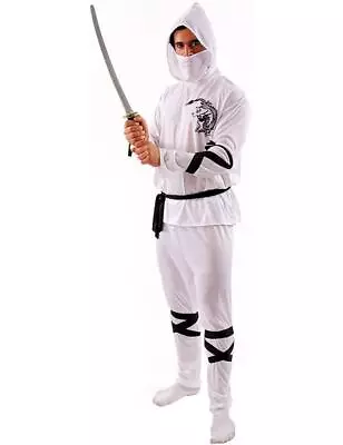 White Ninja Adult Costume X-Large • $27.99