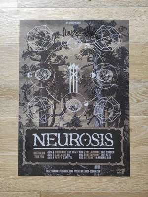 $25 • Buy Neurosis 2014 Tour Poster Signed By Band