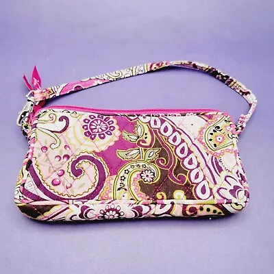 Vera Bradley Small Purse Handbag Shoulder Bag Pink Purple Green Paisley • $15