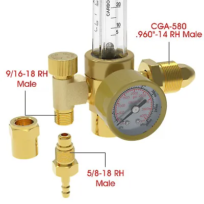 Argon/CO2 FlowMeter Regulator For TIG/MIG Welding • $24.99