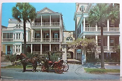 South Carolina SC Charleston South Battery Homes Postcard Old Vintage Card View • $0.50