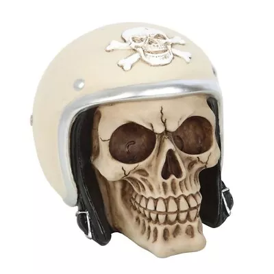 Skull Ornament With Helmet • £22.99