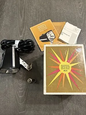 Vintage Sylvania Super 8 Sun Gun Movie Light Model SG8 With Box And Manual • $23.99