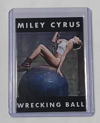 Miley Cyrus Limited Edition Artist Signed Wrecking Ball Trading Card 1/10 • $19.95