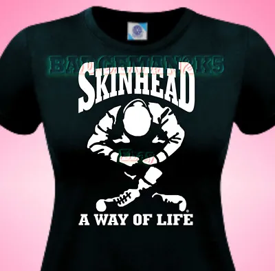 £12.59 • Buy Skinhead A WAY OF LIFE SCOOTER SkA Skingirl Rude Girl Ladies Cotton 2XL T-SHIRT 