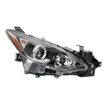 For 2014-2016 Mazda 3 Headlight Assembly Black Housing Passenger Side Halogen RH • $72.98