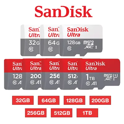 Sandisk Micro SD Card Ultra TF Memory 32GB 64GB 128GB 256GB 512GB 1TB 1.5TB • $199.99