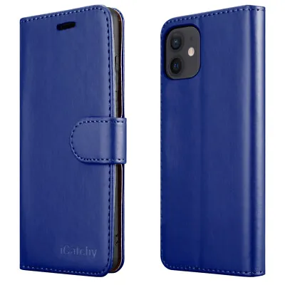 IPhone 12 Pro12 Mini Phone Case Leather Wallet Book Flip Stand Cover For Apple • £5.95