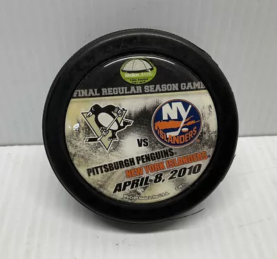 Pittsburgh Penguins Mellon Arena Final Regular Season Game Puck April 8 2010 • $12