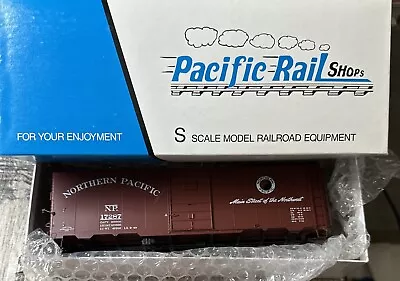 Pacific Rail Shops S Scale Kit B429 1937 AAR 40’ Boxcar Northern Pacific #17287 • $37.99