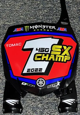 Eli Tomac 2022 Supercross Championship Replica SX Front Number Plate • $65