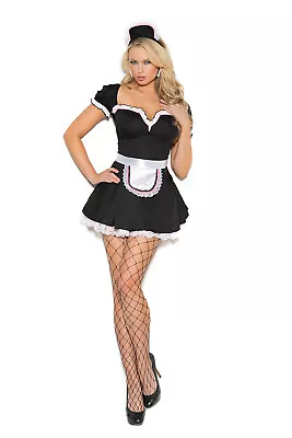 NEW Elegant Moments 3pc Sexy Maid Dress Halloween Costume - SML • $55.95