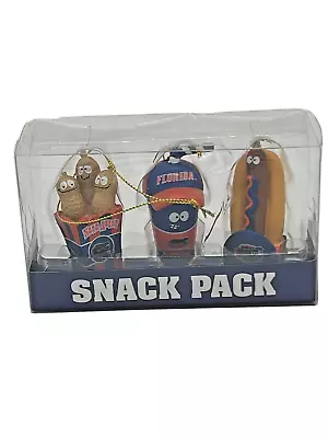 Florida Gators Snack Pack 3 Piece Ornament Set Team Sports America NCAA • $14.97