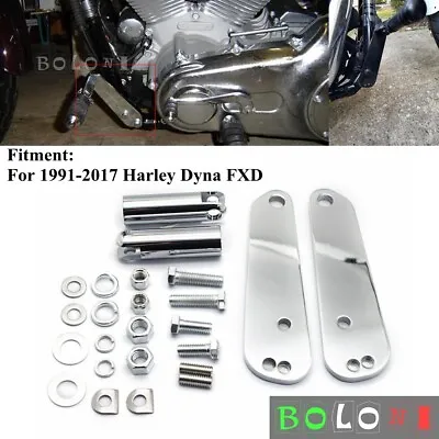 $91.32 • Buy Front Forward Foot Peg Mount Kit For Harley Dyna FXD FXDC FXDL FXDB 1991-2017
