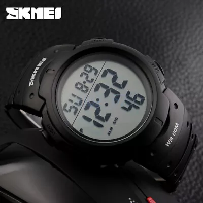 AU Skmei Extra Large Display Digital Watch Sports Stopwatch Electronic Gift 2022 • $24.89