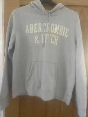 Abercrombie And Fitch Pale Blue Hoody Size XL • £4.99