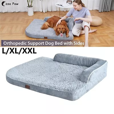 Extra Large Dog Bed Orthopedic Waterproof Dog Bed Memory Foam Pet Calming Bed • $39.99