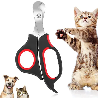 Pet Nail Clipper Dog Cat Bird Rabbit Claw Animal Scissor Cutter Grooming Trimmer • £2.94