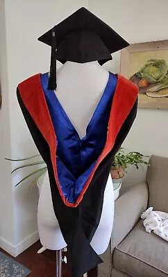 Vintage Howard University Collegiate Cap & Gown Company Graduation Hood • $49.95