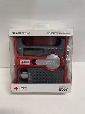 SOLARLINK FR360 ETON Red Cross Weather Alert Emergency Preparedness Radio • $19.95