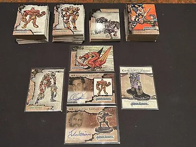 Mage Knight WizKids Near Complete Base/Chase - Signatures Rare Inserts Promo • $179