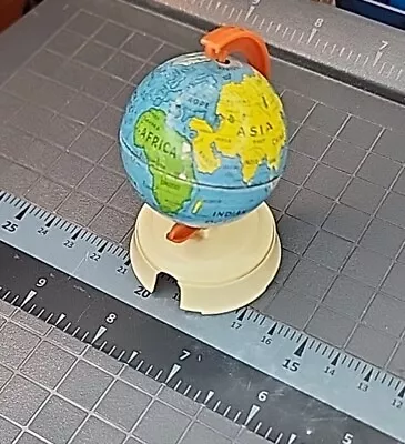 3  Globe Novelty Pencil Sharpener - Miniature Rotating Globe - USA Made  • $5.99