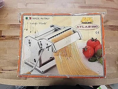 Marcato Atlas 150 Pasta Noodle Maker Machine Made In Italy. Open Box • $40.47