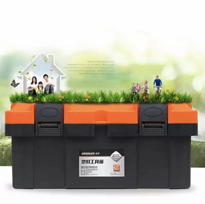 £22.73 • Buy Large Toolbox Household Maintenance Electrician Tool Box Multifunctional ABS Har