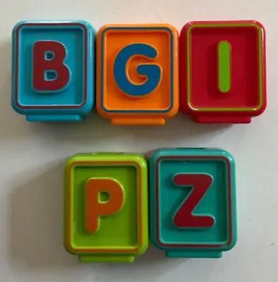 VTECH Lot 5 Alphabet Train Blocks Letters B G I P And Z • $9.99