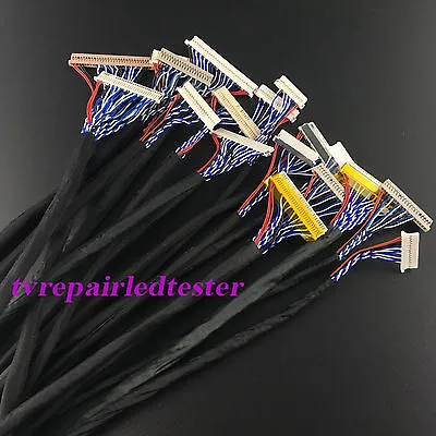 $21.05 • Buy 18Pcs 20Pin 30Pin Universal LVDS Cable For LCD Panel Controller (14''-26'' Inch)
