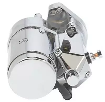 $245.98 • Buy Ultima Thunder Fire Chrome 2.4KW Side Angled Post Starter 89-06 Harley Big Twin