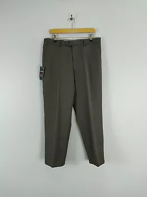 Carabou Mens Brown Trousers Size Waist 34 In Leg 29 In New With Original Tags  • £6.99