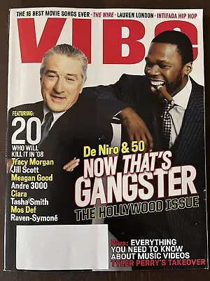 VIBE Magazine - 50 Cent/Robert Deniro/Hollywood Issue/Andre 3000 - March 2008 • $10.95