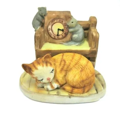 VTG Artmark Ceramic Cat Kitten & Mouse On Piano Figurine • $32.97