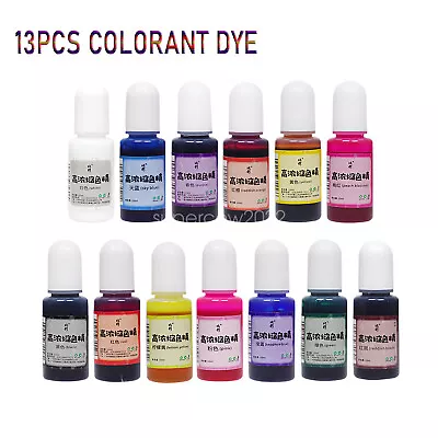 13X Coloring Dye Liquid Colorant 1:1 Epoxy Resin Pigment UV Resin Dye DIY Craft • $12.98