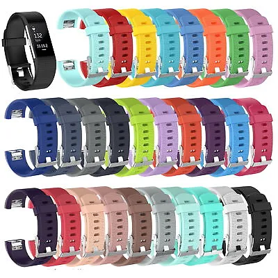 Replacement Silicone Rubber Band Strap Wristband Bracelet For Fitbit CHARGE 2 • $10.95