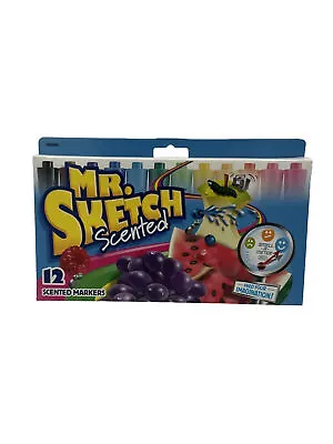 Mr. Sketch Scented Markers Chisel Tip Assorted Colors 12 Pack • $9.49