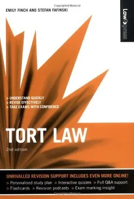 Law Express Tort Law By Fafinski Stefan Paperback Book The Cheap Fast Free Post • £4.99