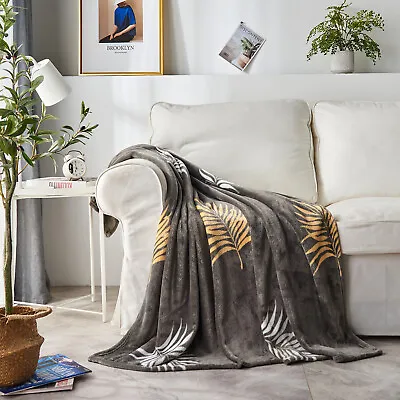 Luxury Fleece Throw Blankets Super Soft Fluffy Warm Microfiber Blanket • $12.99