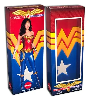 Mego WONDER WOMAN (2011 TV PILOT)  BOX For 8  Action Figure  (BOX ONLY!) • $13