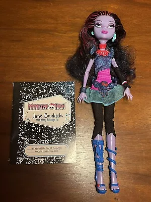 Monster High Jane Boolittle First Wave Original Outfit. Diary. Mattel. 2013. • $9.99