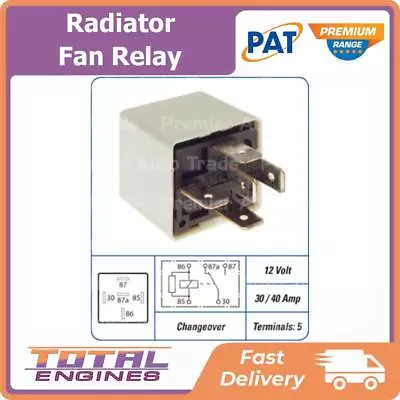 PAT Premium Radiator Fan Relay Fits Holden Statesman WL 6.0L V8 L76 • $38.94