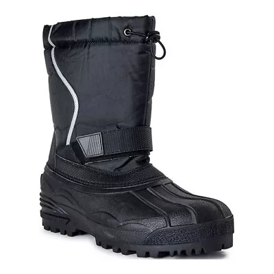 George Men's SIZE 13 Essential Winter Snow Boots COLOR BLACK NWT • $29.99