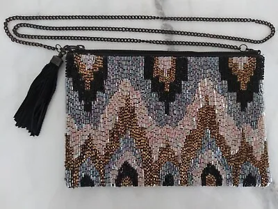 Urban Outfitters Ecote Women's Multicolor Beaded Shoulder/Crossbody Bag: New • $20