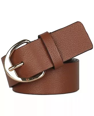 Michael Kors 38 MM Pebble Leather Belt Luggage - S M L XL • $19.99