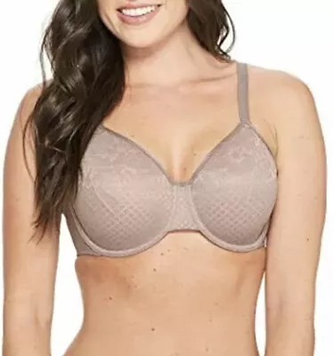 Wacoal L57710 Deep Taupe Seamless Visual Effects Minimizer Women's Size 36C • $59.25